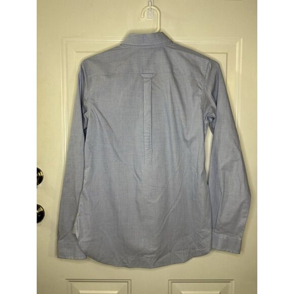 NWT Womens Duluth Trading Co Button Front Shirt Blue Casual Basic Minimalist XS - Picture 5 of 8